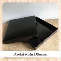 20x20x3 Siyah Komple Karton Kutu