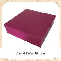 25x25x10 Mor Komple Karton Kutu
