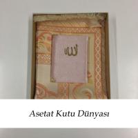 25x30x5 Altı Kraft Karton Üstü Asetat Kutu