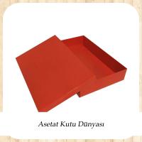 26x40x6.5 Kırmızı Komple Karton Kutu