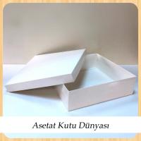 30x30x10 Beyaz Komple Karton Kutu