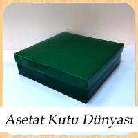30x30x10 Yeşil  Komple Karton Kutu