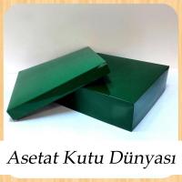 30x30x10 Yeşil  Komple Karton Kutu