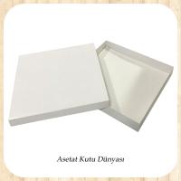 30x30x5 Beyaz Komple Karton Kutu