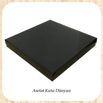 30x30x5 Siyah Komple Karton Kutu
