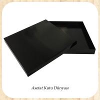 30x30x5 Siyah Komple Karton Kutu