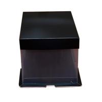 33.x33.5x18 Siyah Yarı Karton Yarı Asetat Kutu
