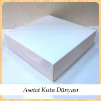35x35x10 Beyaz Komple Karton Kutu