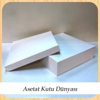 35x35x10 Beyaz Komple Karton Kutu