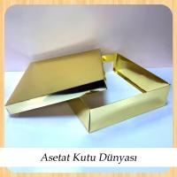35x35x10 Gold Komple Karton Kutu