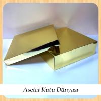 35x35x10 Gold Komple Karton Kutu