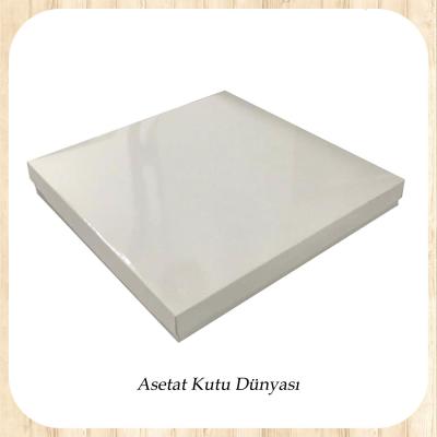 35x35x4 Beyaz Komple Karton Kutu