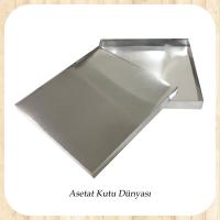 35x35x4 Gümüş Komple Karton Kutu