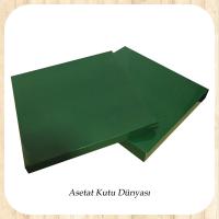 35x35x4 Yeşil Komple Karton Kutu