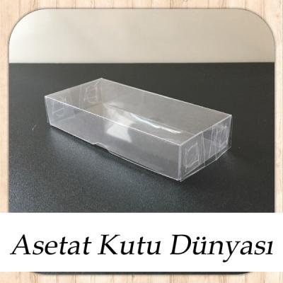 5x11x2 Ölçülü Asetat Kutu