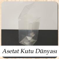 5x5x10 Otomatik Asetat Kutu