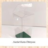 5x5x12 Altı Mat Yeşil İç Yükseltici Karton Üstü Otomatik Kutu