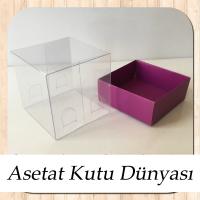 5x5x5 Mor Karton Kutu