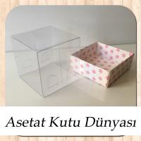 5x5x5 Pembe Puantiyeli Kutu