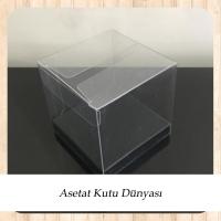 5x5x6 Altı Mat Siyah İç Yükseltici Karton Üstü Otomatik Kutu
