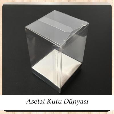 6x6x10 Altı Gümüş İç Yükseltici Karton Üstü Otomatik Kutu