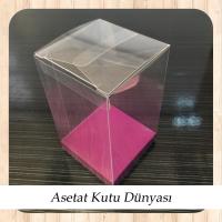 6x6x10 Altı Mor İç Yükseltici Karton Üstü Otomatik Kutu