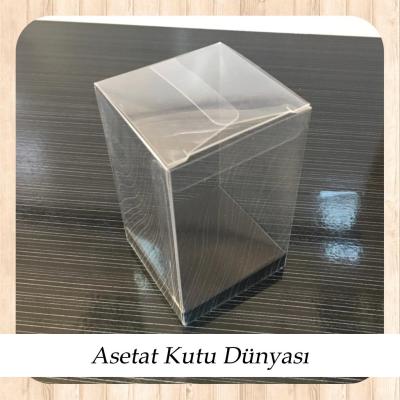 6x6x10 Altı Siyah İç Yükseltici Karton Üstü Otomatik Kutu