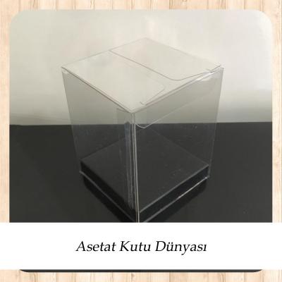 6x6x10 Altı Mat Siyah İç Yükseltici Karton Üstü Otomatik Kutu