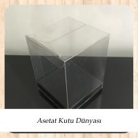 6x6x10 Altı Mat Siyah İç Yükseltici Karton Üstü Otomatik Kutu
