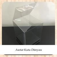 6x6x10 Altı Mat Siyah İç Yükseltici Karton Üstü Otomatik Kutu