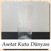 6x6x21 Otomatik Asetat Kutu