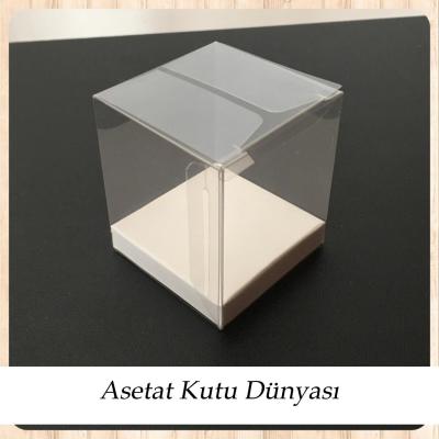 6x6x6 Altı Beyaz İç Yükseltici Karton Üstü Otomatik Kutu