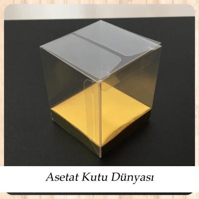 6x6x6 Altı Gold İç Yükseltici Karton Üstü Otomatik Kutu
