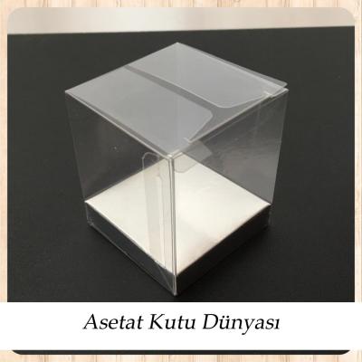 6x6x6 Altı Gümüş İç Yükseltici Karton Üstü Otomatik Kutu