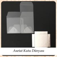 6x6x6 Altı Gümüş İç Yükseltici Karton Üstü Otomatik Kutu