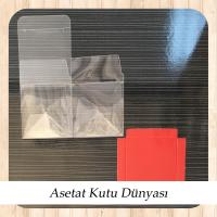 6x6x6 Altı Bordo İç Yükseltici Karton Üstü Otomatik Kutu