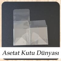 6x6x6 Otomatik Asetat Kutu