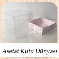 6x6x6 Pembe Puantiyeli Kutu