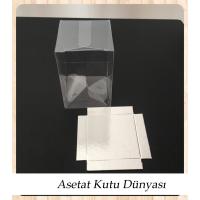 7x7x12 Altı Gümüş İç Yükseltici Karton Üstü Otomatik Kutu