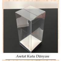 7x7x14 Altı Gümüş İç Yükseltici Karton Üstü Otomatik Kutu