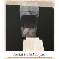 7x7x14 Altı Gümüş İç Yükseltici Karton Üstü Otomatik Kutu
