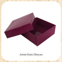 7x7x2.2 Mor Komple Karton Kutu