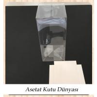 8x8x16 Altı Beyaz İç Yükseltici Karton Üstü Otomatik Kutu