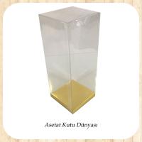 8x8x20 Altı Gold İç Yükseltici Karton Üstü Otomatik Kutu