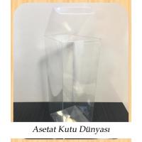 8x8x20 Ölçülü Otomatik Asetat kutu