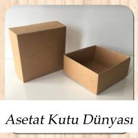 8x8x3.5 Kraft Komple Karton Kutu