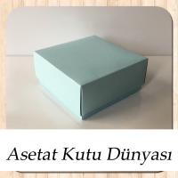 8x8x3.5 Mavi Komple Karton Kutu