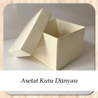 8x8x6.5 Krem Komple Karton Kutu