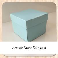 8x8x6.5 Mavi Komple Karton Kutu