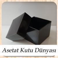 8x8x6.5 Siyah Komple Karton Kutu